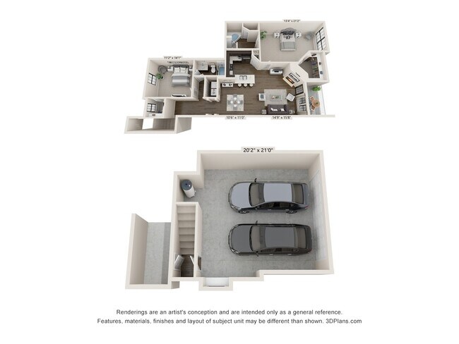 Cabernet Renovated 2106 floor plan